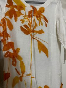Floral Print Kurta