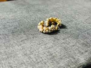 Half Round Pearl Earrings