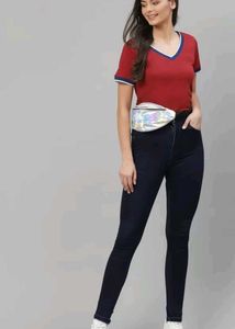 Shein Smart V-neck T-shirt for Women