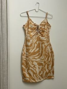 H&M Zebra Print Mini Dress