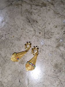 Silver Jhumka Earrings