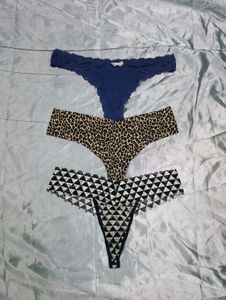 Thong Panties - 3 Pack