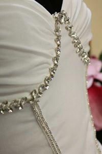 White Embellished Corset Like Top