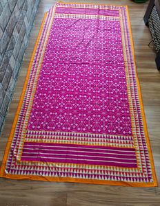 Pretty Pink Dupatta With Foil Print