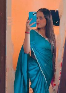 Elegant Teal Saree
