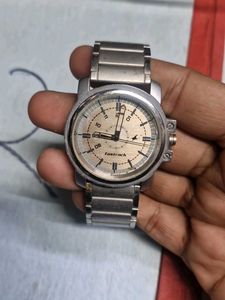 not working Fastrack Silver Watch