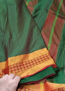 Ethinic Elegant Green Saree