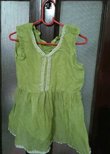Lime Green Tunic Top