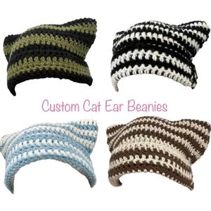 Crochet Cat Ear Beanie
