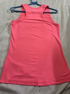 Pink Tank Top And Grey Jacket