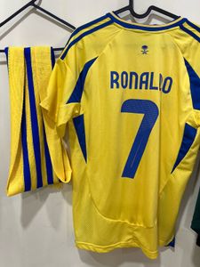 Al Nassr cr7 scarf and new seasons football jersey