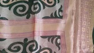 Banarasi Green &amp; Pink  Saree