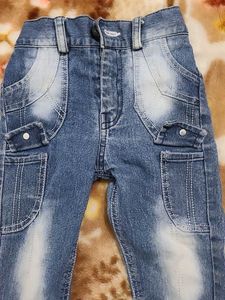 Cute Kids&#39; Denim Cargo Pants
