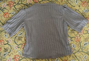 Elegant Brown Button-Down Top