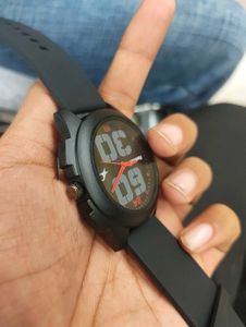 Fastrack Reflex VO2.0 Black Dial Smartwatch