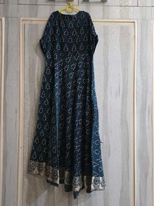 Elegant Blue Printed Kurta