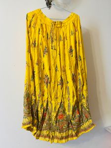 Yellow Ethnic  Skirt