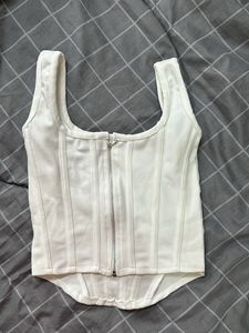 White Croset Top