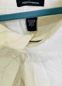 Denim White Shorts