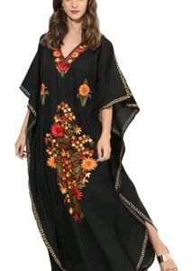 Craftbazar Boho Embroidered Kaftan