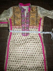 Stiched Churidar Set