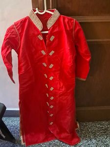 Red Color Long Kurta