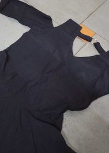 Little Black Cold Shoulder Dress