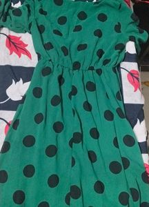 Beautiful Green Flare Dress From Max