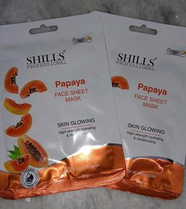 Shills Papaya Face Sheet Mask