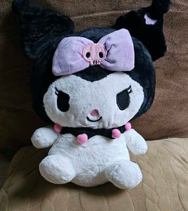 Kuromi Ribbon Plush 💜🖤