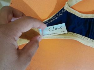 New Bra With Trendy Straps  (Navy Blue)