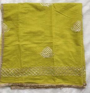 Chanderi Gota Patti Suit Material