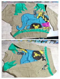 Animal Print Sweater