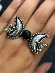 Blue Stone Bird Ring