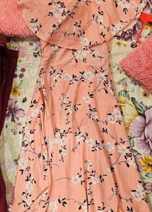pink floral maxi dress