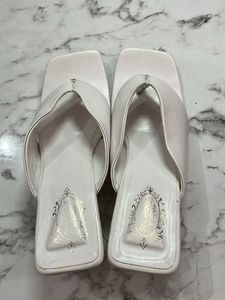 Solid Synthetic Block Heels