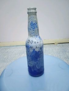 Artwork Bottel For Flower Pot Homemade