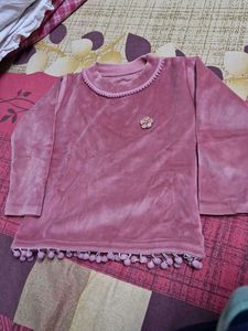 Girls Suade Top