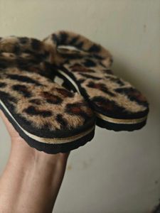 Size 37 Fur Flip Flops