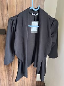 Black Cascade Blazer