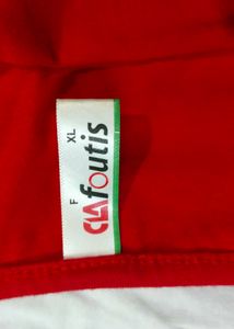 Red Long Sleeve Top