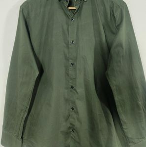 Olive Green Casual Shirt (Women)