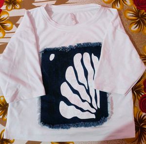 White Graphic Tee
