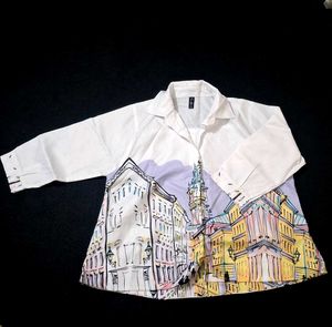Cityscape Button-Down Shirt