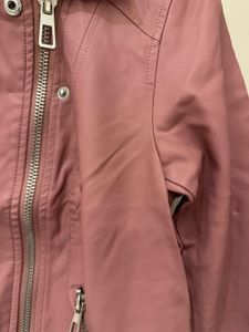 Pink Moto winter Jacket from ONLY
