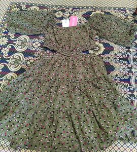 Floral Print Mini Dress