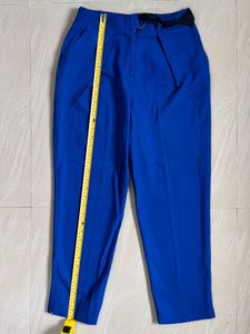 Imported Blue Cropped Trousers