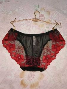 Lace Net Embroidered Panty