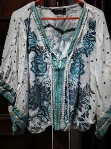Floral Cape Top (Limited)Size - L