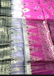 Bengal handloom Tussar Saree Without blouse Piece